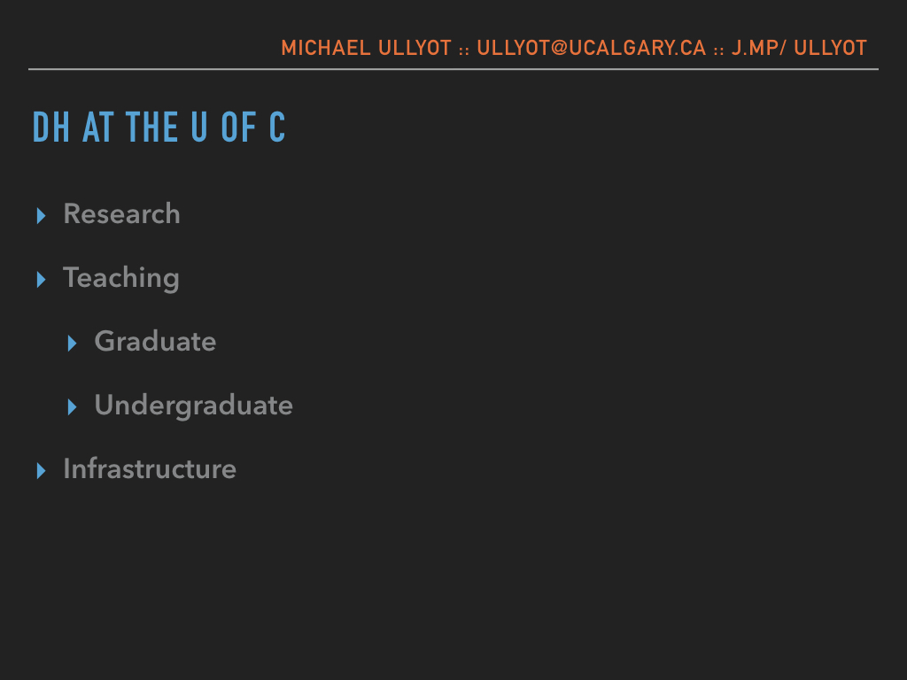 Talk: Computational Media Design + DH – Michael Ullyot